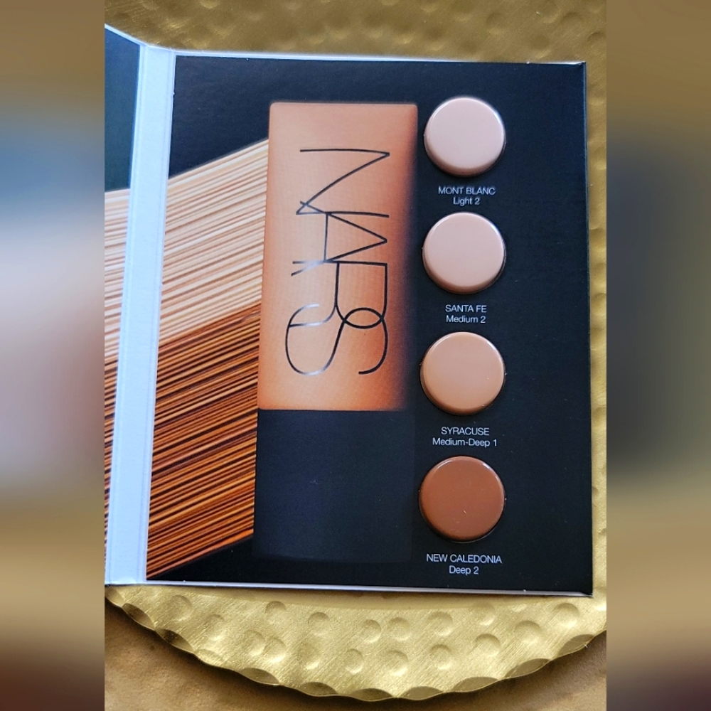 NWT NARS soft matte complete foundation sample including 4 colours